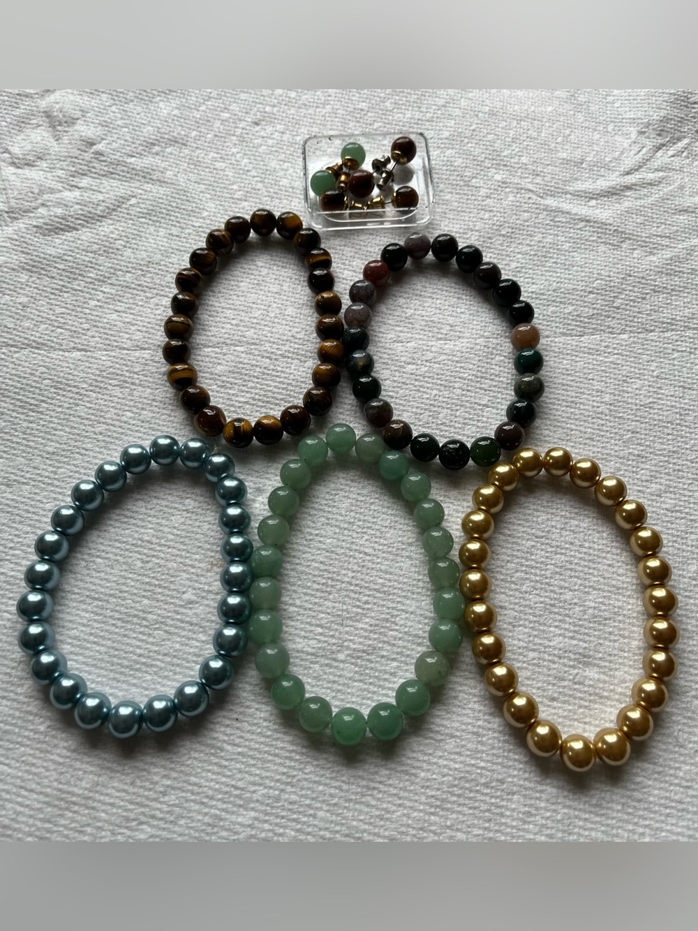 QVC Cultured Pearl Bracelet/Earring Set